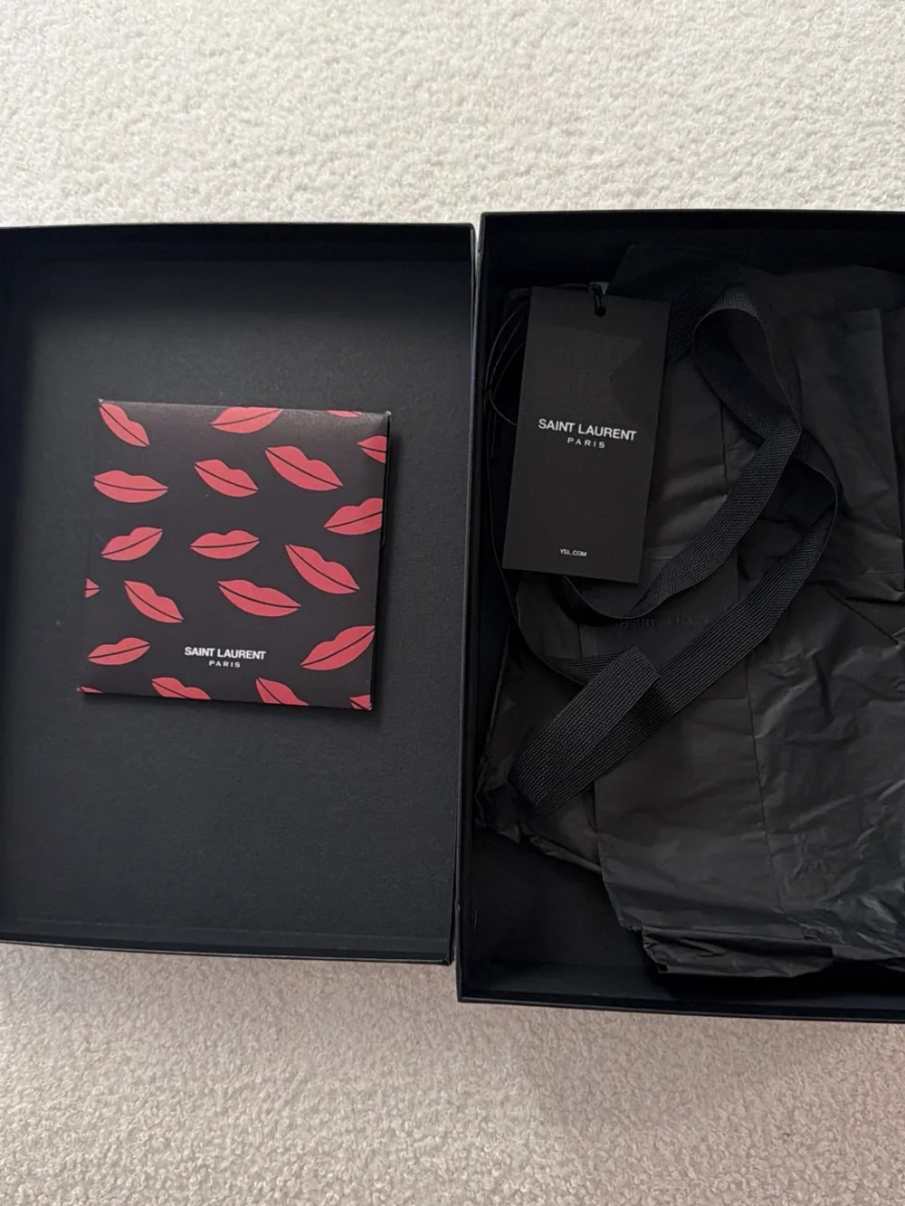 Saint Laurent Black Branded Presentation Box